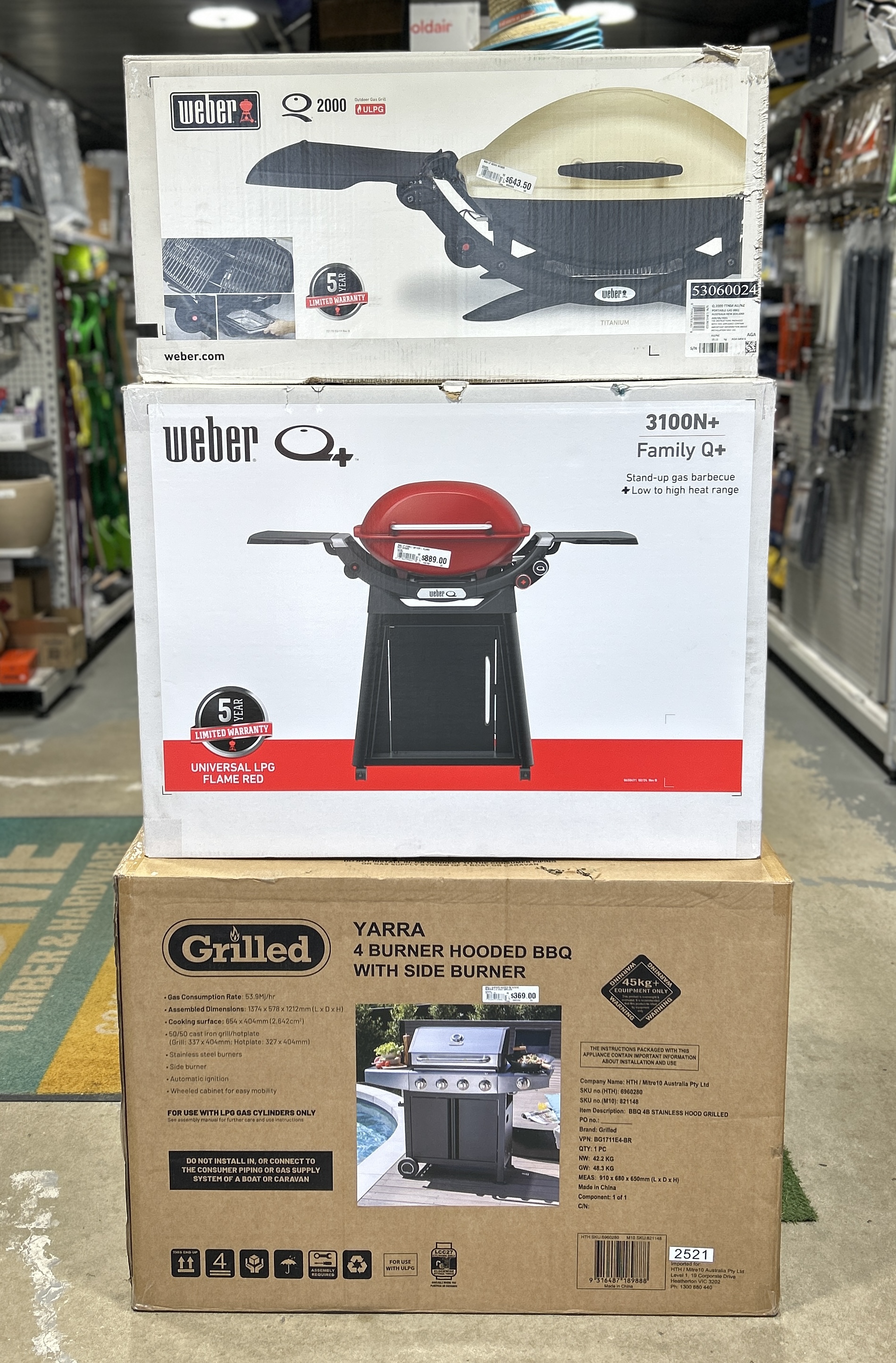 GREAT WALL OF BBQ'S 20% STOCK IN STORE